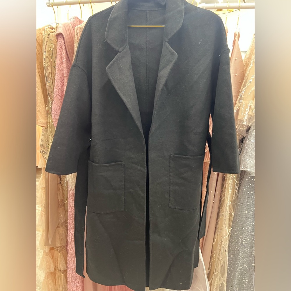 Women's Black Pea Coat